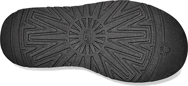 UGG Classic Mini Dipper Women's Boots Black : 10 B - Medium, Suede/Wool - Image 3