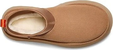 UGG Classic Mini Dipper Women's Boots Chestnut : 12 B - Medium, Suede/Wool - Image 2