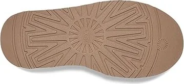 UGG Classic Mini Dipper Women's Boots Chestnut : 12 B - Medium, Suede/Wool - Image 3