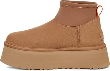 UGG Classic Mini Dipper Women's Boots Chestnut : 12 B - Medium, Suede/Wool - Image 5