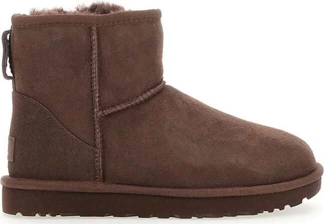 UGG Classic Mini II Logo-Patch Ankle Boots