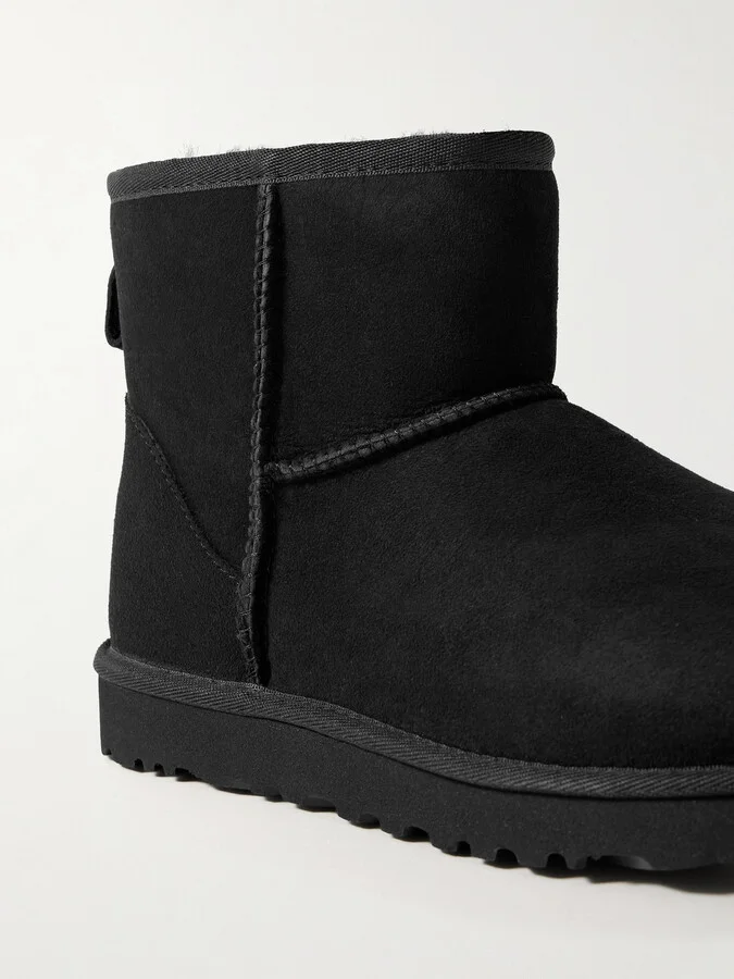 UGG - Classic Mini Ii Shearling Boots - Black - Image 4