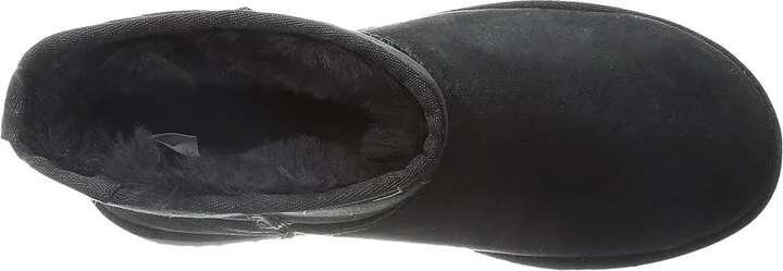 UGG Classic Mini II Women's Boots Black : 5 B - Medium, Sheepskin/Suede - Image 3
