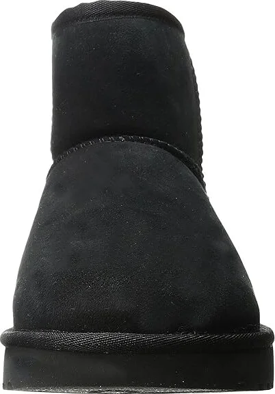 UGG Classic Mini II Women's Boots Black : 5 B - Medium, Sheepskin/Suede - Image 6