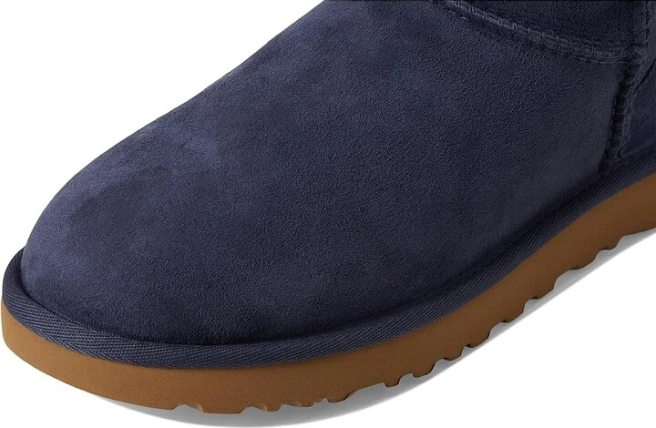 UGG Classic Mini II Women's Boots Dark Indigo : 8 B - Medium, Sheepskin/Suede - Image 7