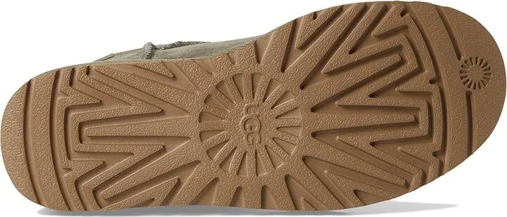UGG Classic Mini II Women's Boots Moss Green : 5 B - Medium, Sheepskin/Suede - Image 3