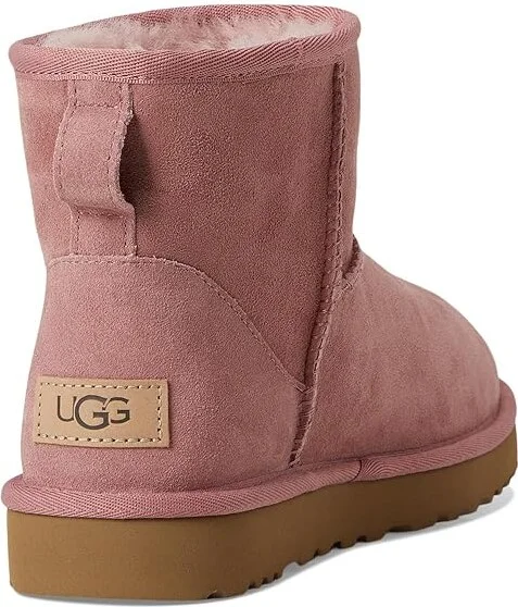 UGG Classic Mini II Women's Boots Pink Dawn : 10 B - Medium, Sheepskin/Suede - Image 4