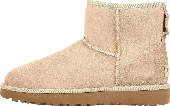 UGG Classic Mini II Women's Boots Sand : 5 B - Medium, Sheepskin/Suede - Image 7