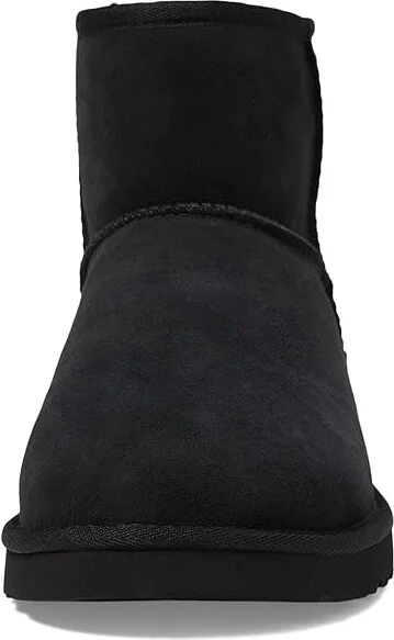 UGG Classic Mini Men's Boots Black Twinface : 7 D - Medium, Suede - Image 3