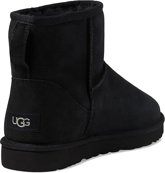 UGG Classic Mini Men's Boots Black Twinface : 7 D - Medium, Suede - Image 5