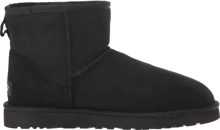 UGG Classic Mini Men's Boots Black Twinface : 7 D - Medium, Suede - Image 8