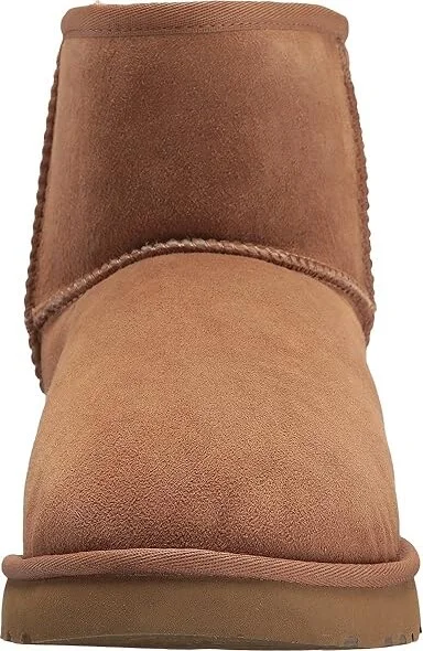 UGG Classic Mini Men's Boots Chestnut Twinface : 7 D - Medium, Suede - Image 6