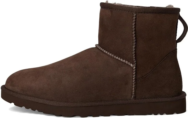 UGG Classic Mini Men's Boots Dusted Cocoa : 8 D - Medium, Suede - Image 6