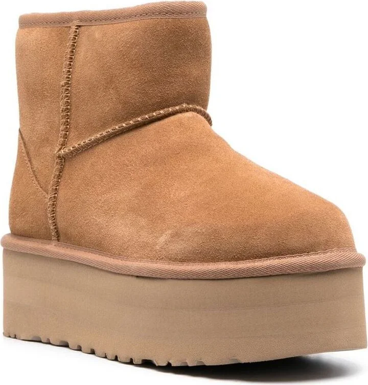 UGG "Classic Mini Platform" Ankle Boots - Image 6
