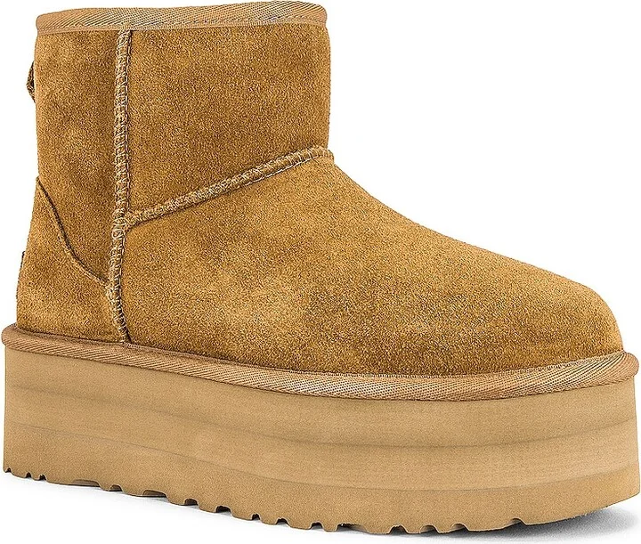 UGG Classic Mini Platform Boot in Brown - Image 2