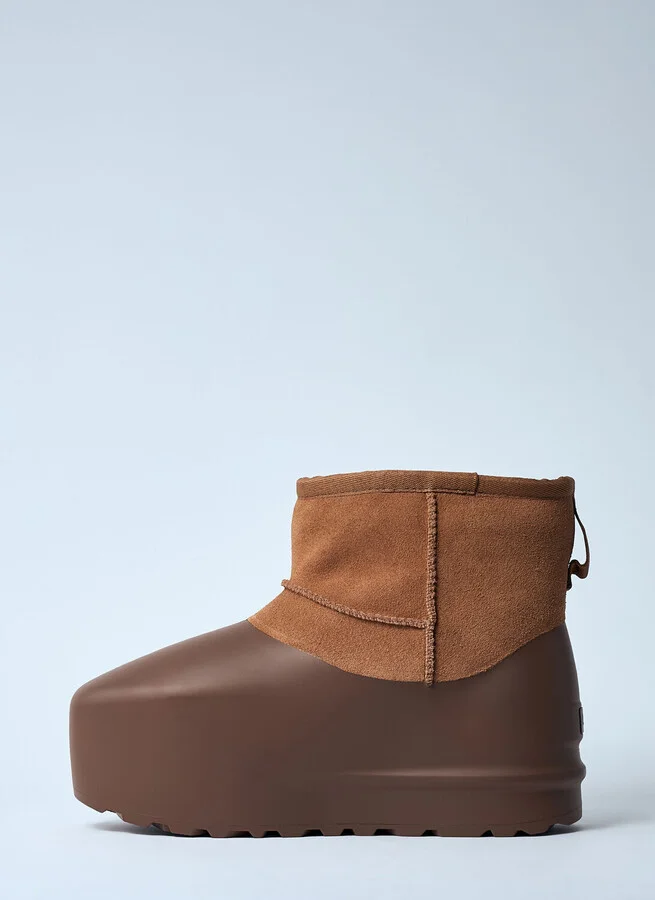 UGG Classic Mini Pumped Molded Boots - Woman Boots Brown Us - 09 - Image 4