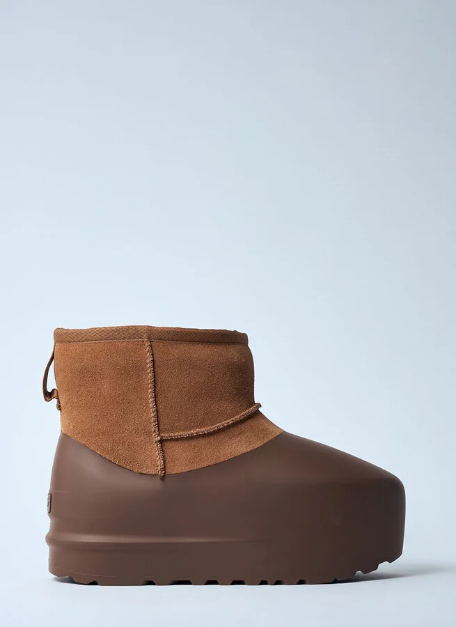 UGG Classic Mini Pumped Molded Boots - Woman Boots Brown Us - 09