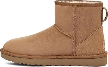 UGG Classic Mini Regenerate Women's Boots Chestnut : 5 B - Medium, Suede - Image 5