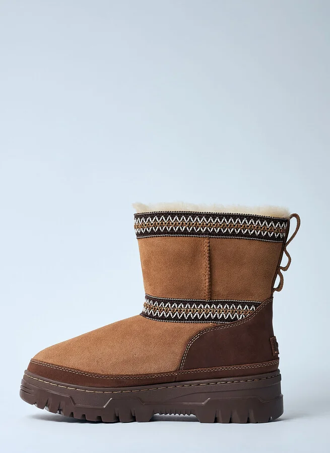 UGG Classic Mini Tazzlita Boots - Woman Boots Brown Us - 08 - Image 4