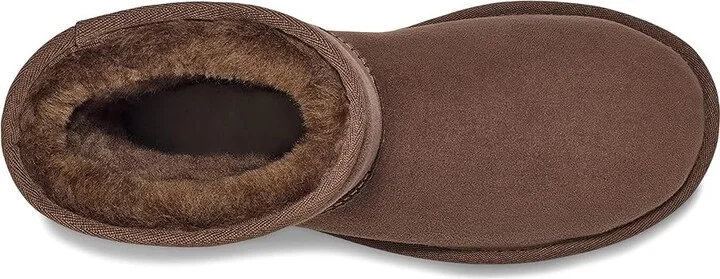 UGG Classic Short II Women's Boots Burnt Cedar : 5 B - Medium, Suede - Image 2