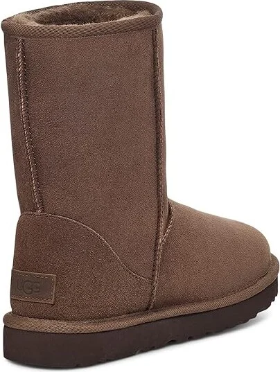 UGG Classic Short II Women's Boots Burnt Cedar : 5 B - Medium, Suede - Image 4