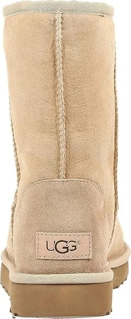 UGG Classic Short II Women's Boots Burnt Cedar : 5 B - Medium, Suede - Image 10