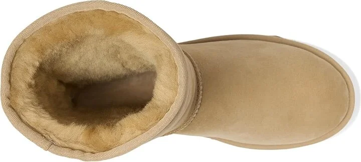 UGG Classic Short II Women's Boots Mustard Seed : 5 B - Medium, Suede - Image 2