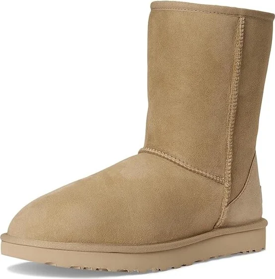 UGG Classic Short II Women's Boots Mustard Seed : 5 B - Medium, Suede - Image 5