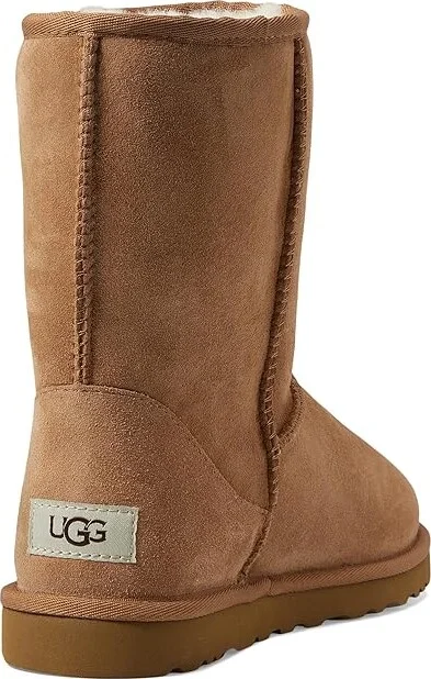 UGG Classic Short Men's Pull-on Boots Chestnut : 7 D - Medium, Suede - Image 5