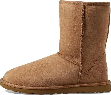 UGG Classic Short Men's Pull-on Boots Chestnut : 7 D - Medium, Suede - Image 7