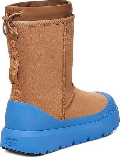 UGG Classic short Weather Hybrid Men's Shoes Chestnut/Big Sky : 11 D - Medium, Suede/Wool - Image 4