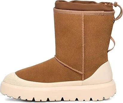 UGG Classic short Weather Hybrid Men's Shoes Chestnut/Whitecap : 10 D - Medium, Suede/Wool - Image 5