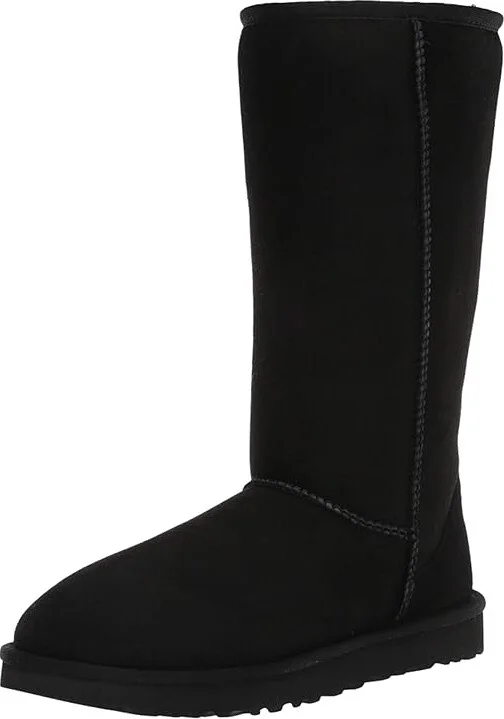 UGG Classic Tall II Women's Boots Black : 5 B - Medium, Sheepskin - Image 2