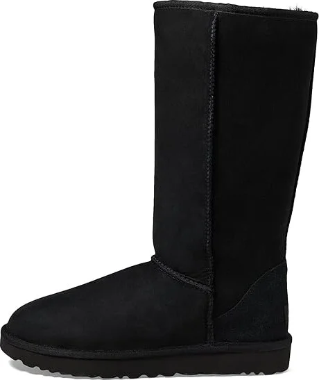 UGG Classic Tall II Women's Boots Black : 5 B - Medium, Sheepskin - Image 7
