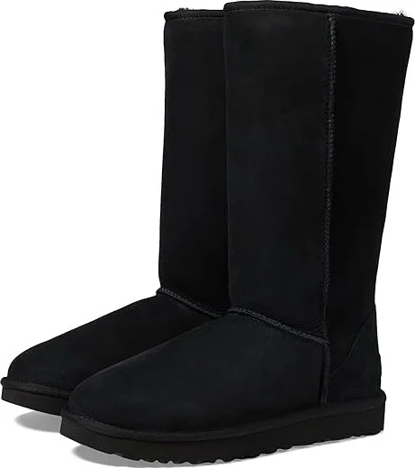 UGG Classic Tall II Women's Boots Black : 5 B - Medium, Sheepskin
