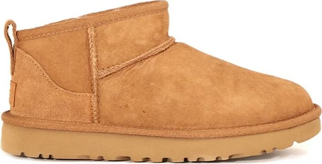 UGG Classic Ultra Logo Patch Mini Ankle Boots
