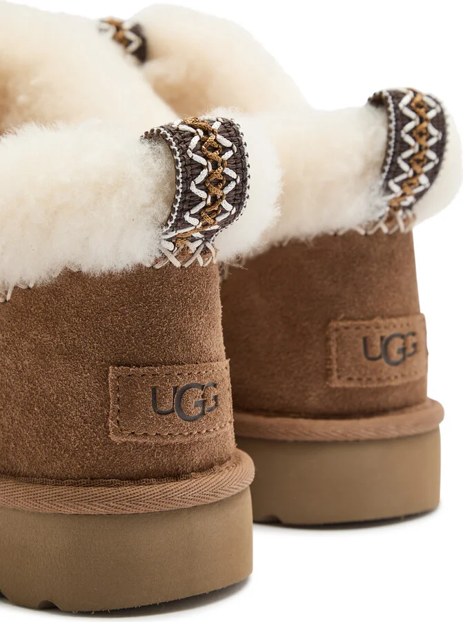 Ugg Classic Ultra Mini Alpine Suede Ankle Boots - Image 3
