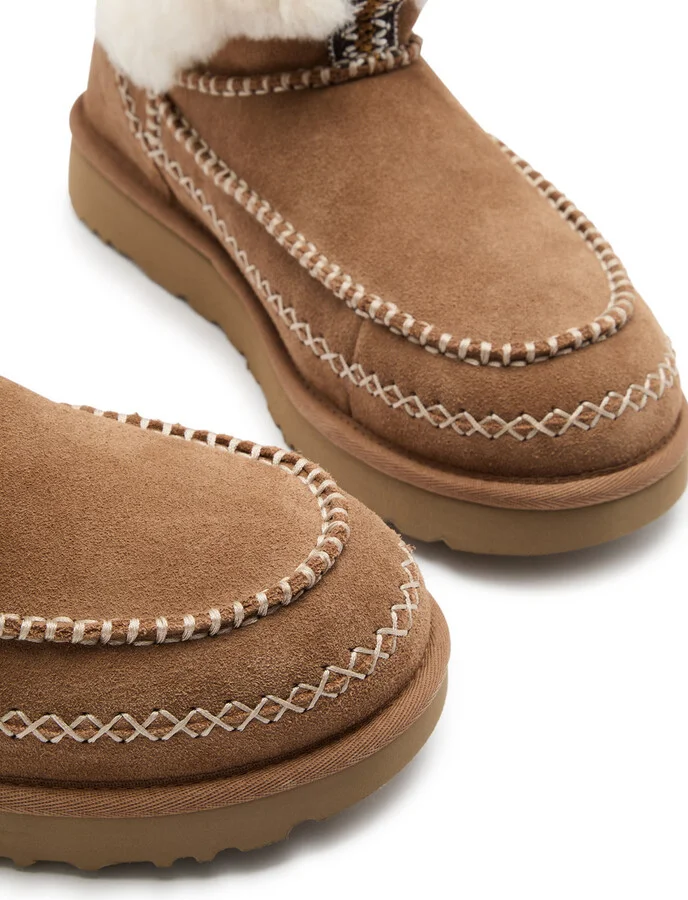 Ugg Classic Ultra Mini Alpine Suede Ankle Boots - Image 4
