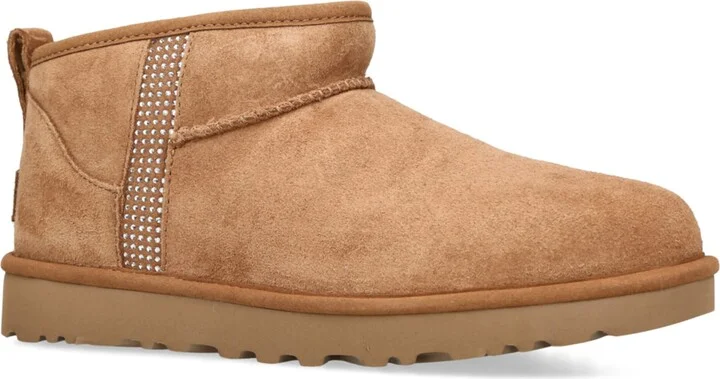 UGG Classic Ultra Mini Bling Ankle Boots - Image 3