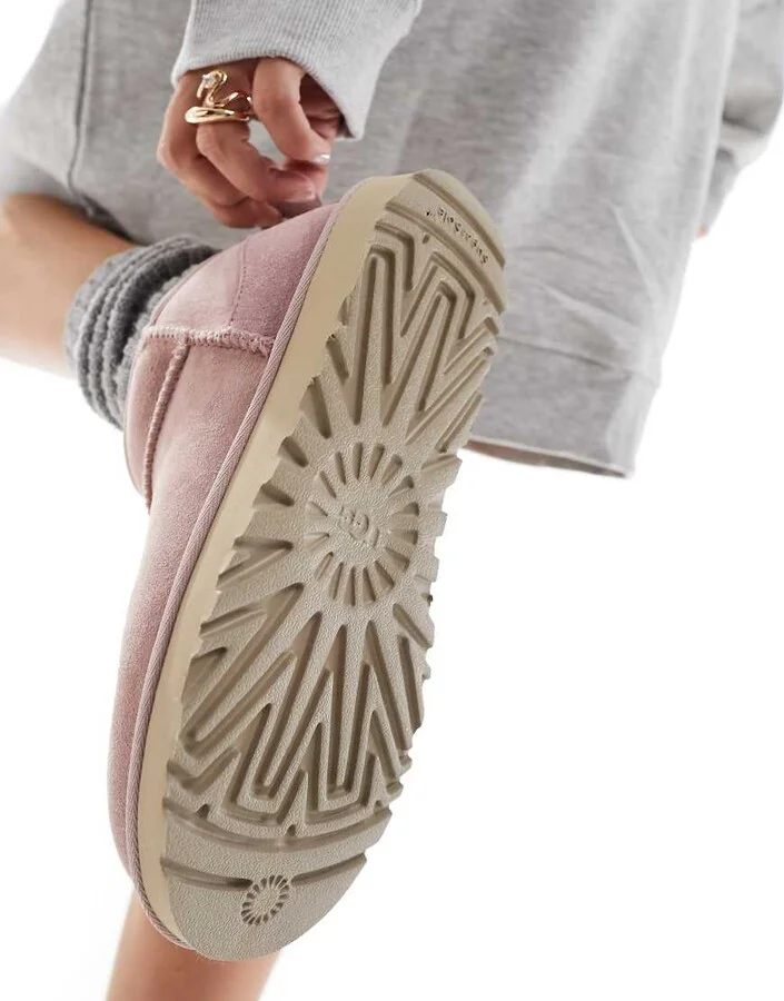 UGG Classic ultra mini boots in pink - Image 4