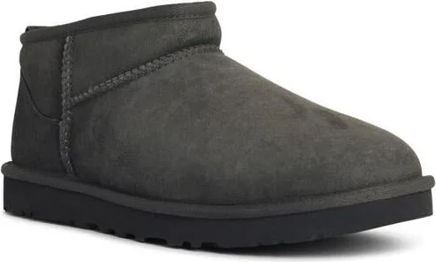 UGG 'Classic Ultra Mini' Grey Suede Boots - Image 2