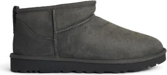 UGG 'Classic Ultra Mini' Grey Suede Boots
