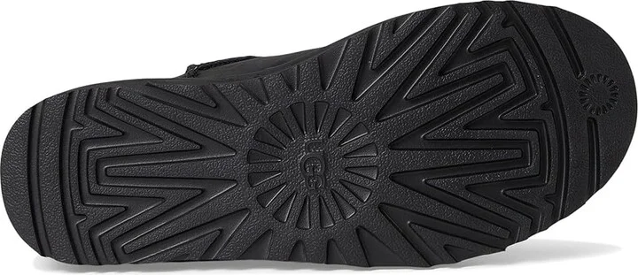 UGG Classic Ultra Mini Leather Women's Shoes Black : 8 B - Medium - Image 3