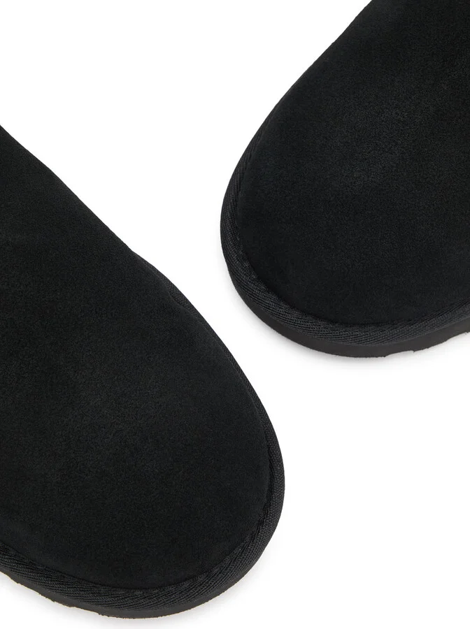 Ugg Classic Ultra Mini Maxi Curly Suede Ankle Boots - Image 3