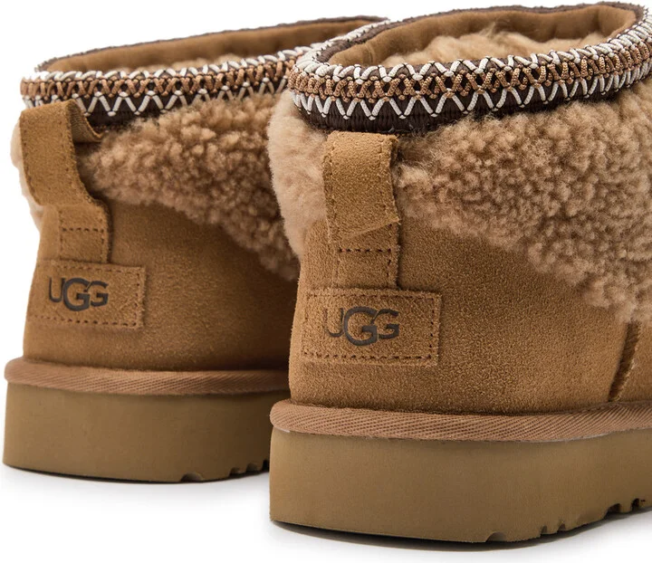 Ugg Classic Ultra Mini Maxi Curly Suede Ankle Boots - Image 8