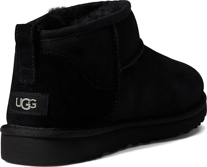 UGG Classic Ultra Mini Men's Shoes Black : 7 D - Medium, Sheepskin - Image 4