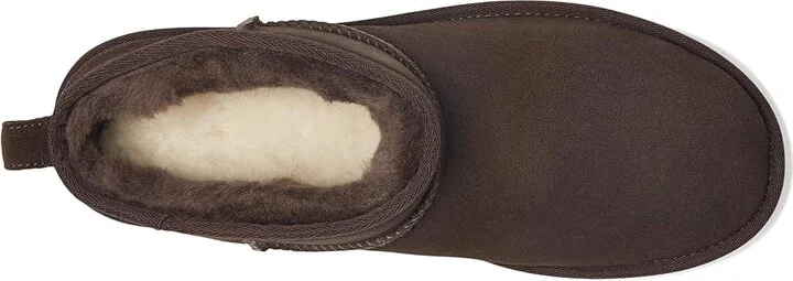 UGG Classic Ultra Mini Men's Shoes Dusted Cocoa : 9 D - Medium, Sheepskin - Image 2