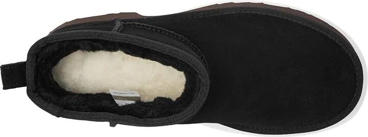 UGG Classic ultra Mini New Heights Women's Boots Black : 12 B - Medium, Suede - Image 2