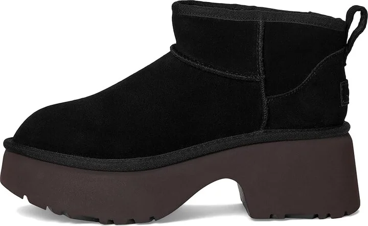 UGG Classic ultra Mini New Heights Women's Boots Black : 12 B - Medium, Suede - Image 6