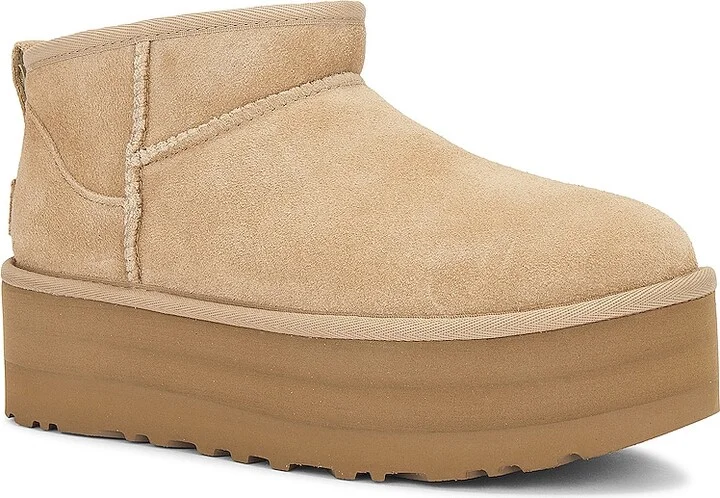 UGG Classic Ultra Mini Platform Boot in Tan - Image 2